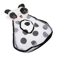 Bath Toy Storage Bag Waterproof Panda Design Bathtub Organizer with Hook for Kids Bathroom