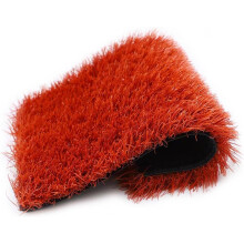Artificial Grass Turf Rug CuttoFit NonSlip Outdoor Synthetic Carpet for Patio Garden 39.40x78.80in Rosso