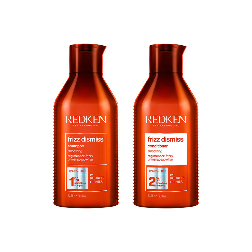 Redken Frizz Dismiss Shampoo 300Ml & Conditioner 300Ml Duo