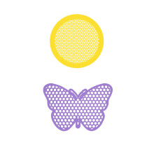 Bee and Butterfly Watering Station with Honeycomb Design for Garden Pollinator Hydration, 2 Pcs