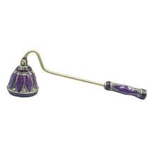Vintage Long Handle Candle Snuffer Extinguisher with Durable Alloy Build and Elegant Retro Design