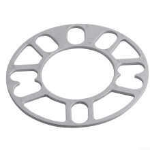 Car Retrofit Widened Wheel Hub ET Adjust Gasket Flange Set 4 Pcs Metal Silver Fits 4/5 Hole Type 5mm