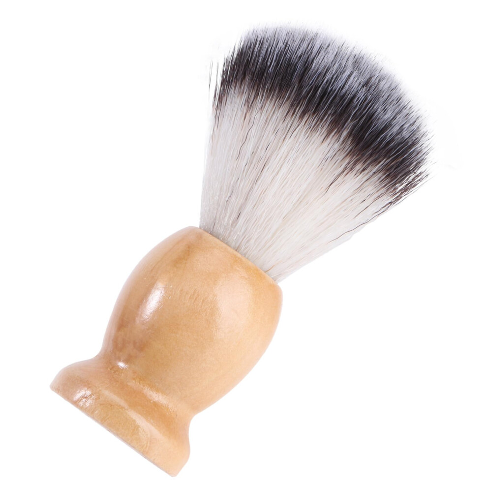 Beard Brush with Natural Boar Bristles Wooden Handle for Men Grooming and Shaving Care