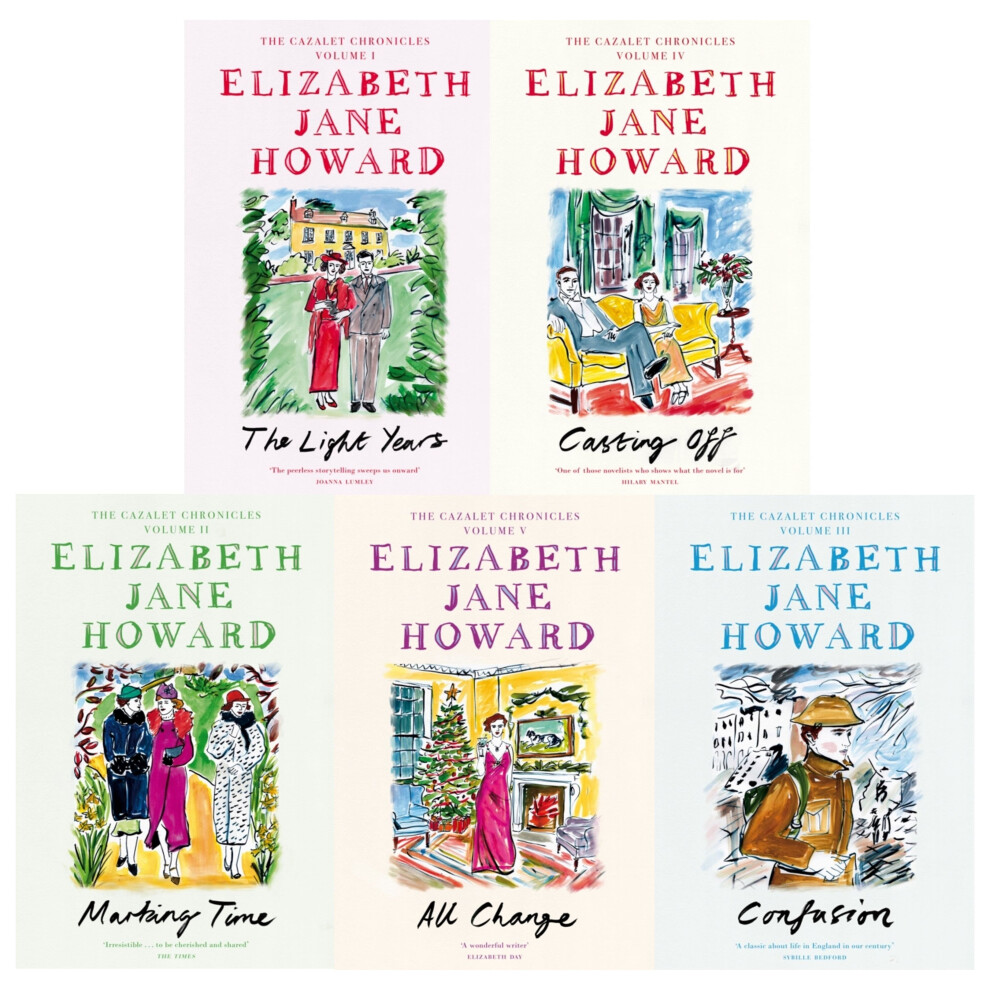 Cazalet Chronicle Collection Elizabeth Jane Howard 5 Books Set Light