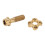 RISIKO Titaniumlegierung Frontschaltwerbe-Schraubdichtung – Gold, ca. 7g 16