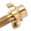 RISIKO Titaniumlegierung Frontschaltwerbe-Schraubdichtung – Gold, ca. 7g 6