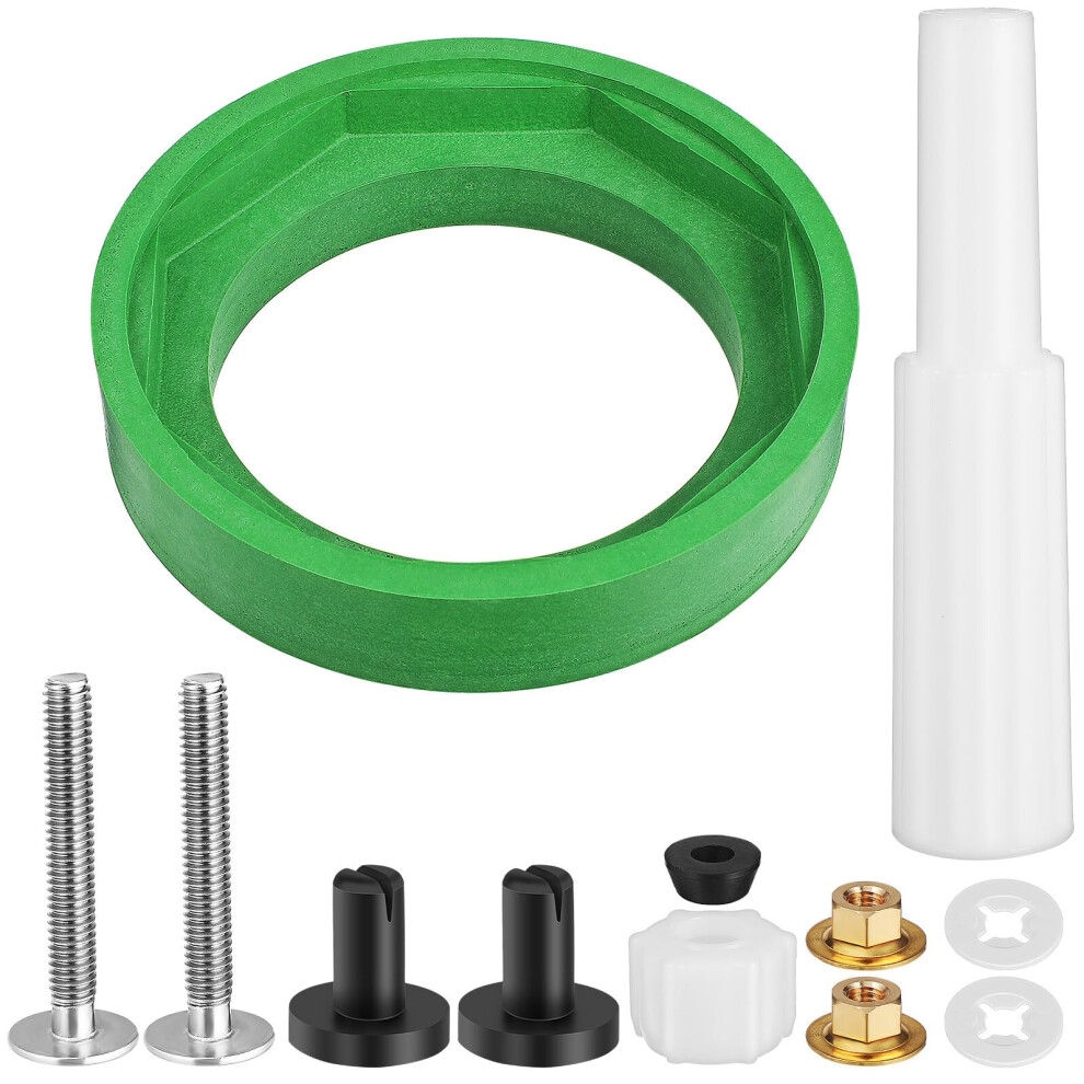 Toilet Tank Gasket Kit With Bolts And Rubber Seal, Leak Protection Tank To Bowl Set 9164114047557