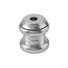 CNC Processed Aluminum Alloy Bike Headset With Double Bearings For Mountain Bikes Front Forks Silver