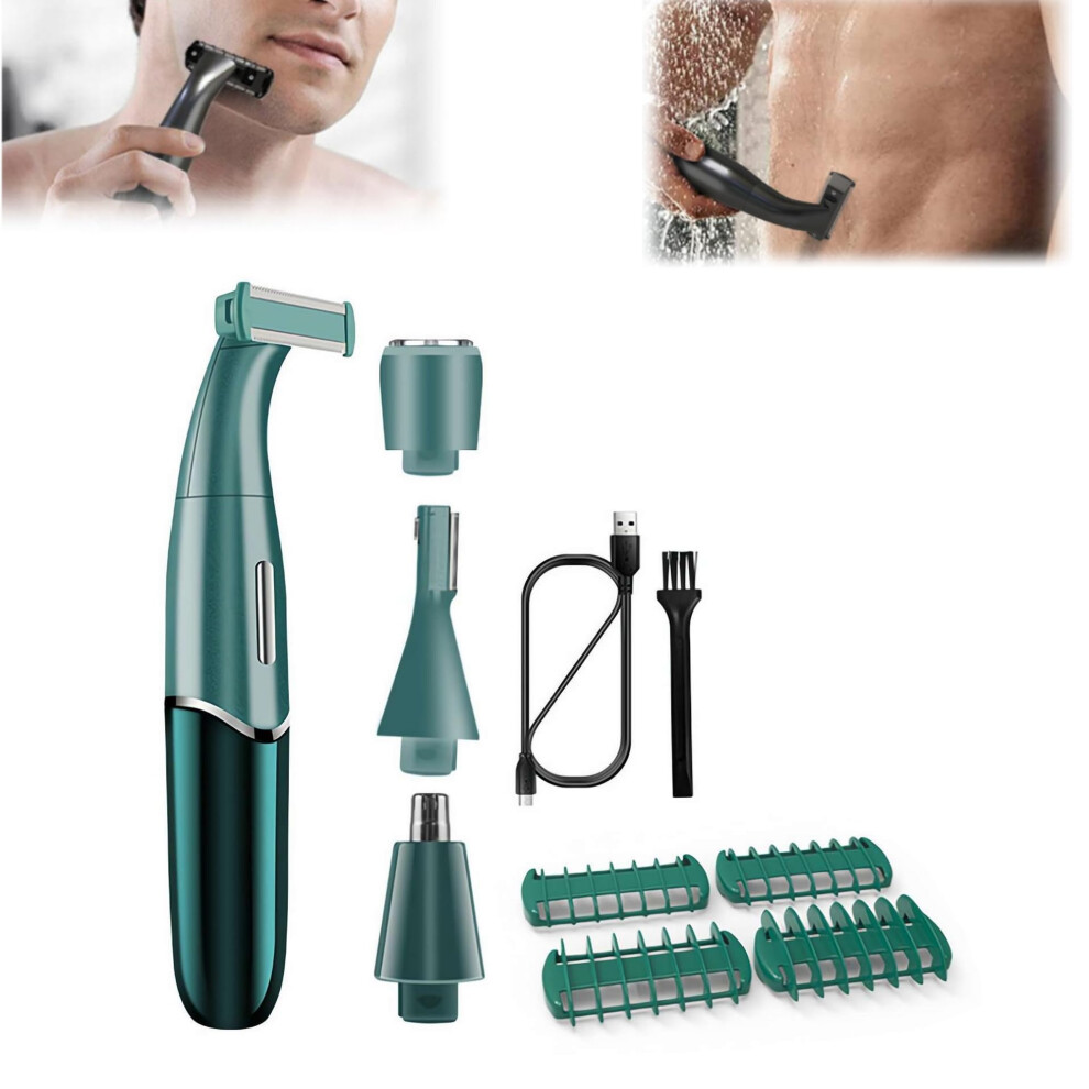 Electric Shaver 4 in 1 Waterproof Rotary Grooming Kit for Men and Women Wet and Dry Beard Trimmer