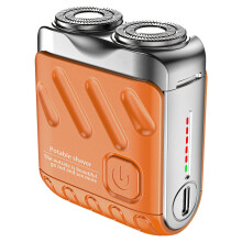 Electric Shaver for Men IPX7 Waterproof Dual Heads USBC Rechargeable with LED Battery Display