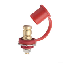 Battery Charger Post, 38 Inch, Current Rated, Remote Terminals, For Cars, Trucks, And ATVs, Red