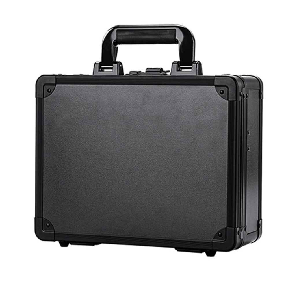 Barber Carrying Case With Combination Lock, Aluminum Alloy Hairdressing Tool Box For Travel 9099447115751