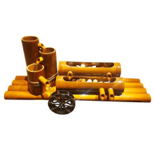 Bamboo Water Fountain with Pump for Outdoor Garden, Fish Pond, Aquarium Decor 60cm