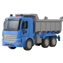 (Dump Truck Blue) Construction Vehicles Engineering Toys Pull Back Cars Excavator Trucks Toys