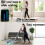 BLACK LORD Treadmill Walking Pad Incline Foldable Handrail Silver 12