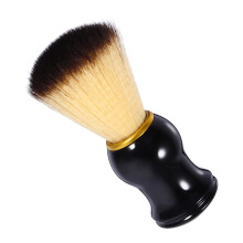 Shaving Brush for Men with Ergonomic Wooden Handle, Beard Grooming and Gentle Exfoliation, Random Color