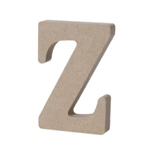 Wooden Alphabet Letters for Nursery Education and Home Office Decor Pine Craft 10x8.2x1.5cm Light Brown