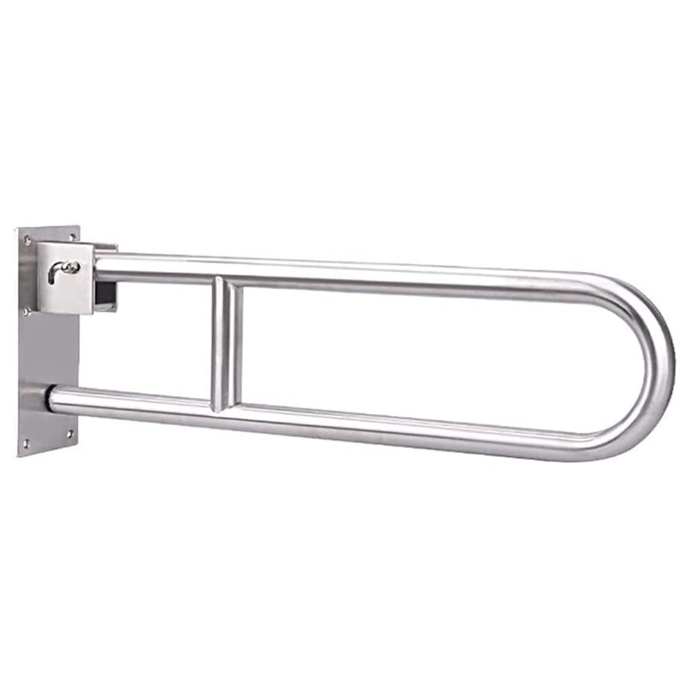 Bathroom Safety Grab Bar 70cm Folding WallMounted Handrail 300Kg Load NonSlip for Elderly Disabled