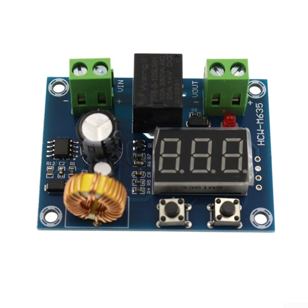 1236V Battery Protection Module With Led Display, Programmable Low Voltage Disconnect For Liion And Leadacid 9164114187703