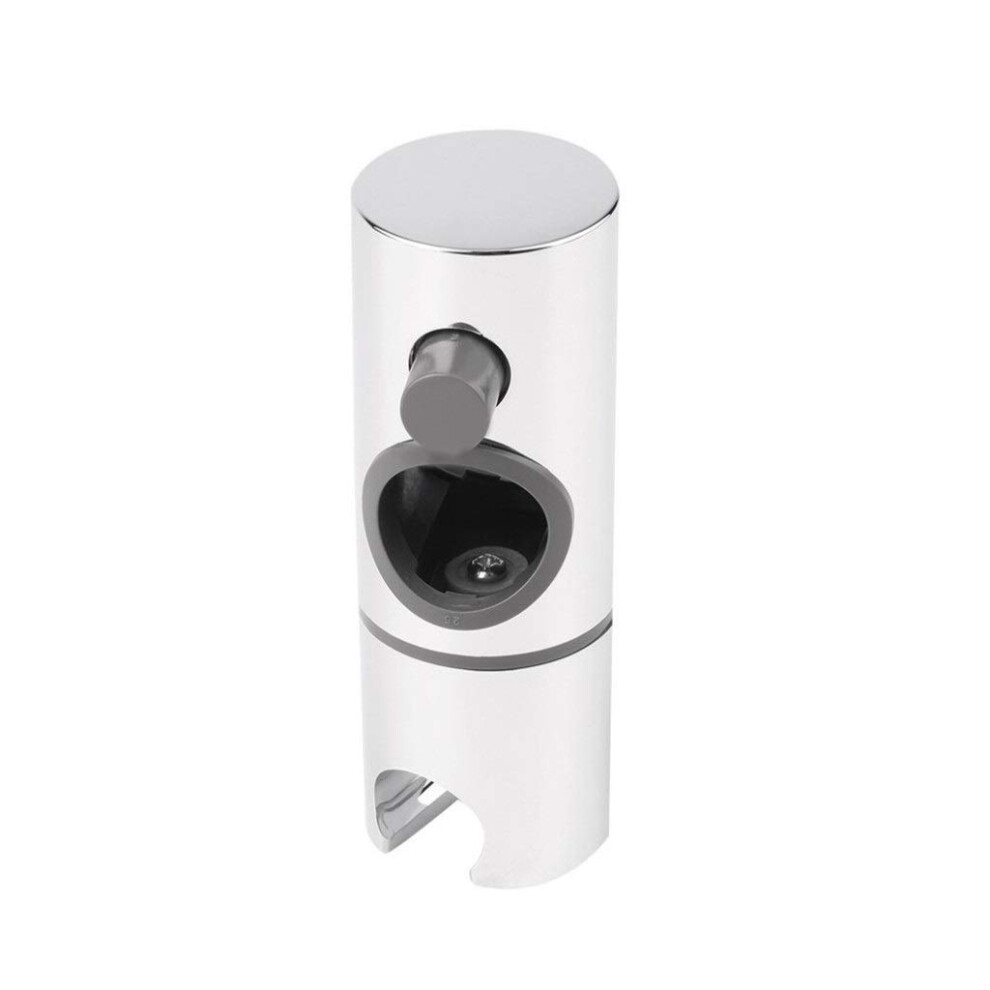 25Mm Abs Chrome Shower Rail Slider Holder Adjustable Riser Bracket For Bathroom Fixtures 9365369363670