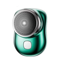 Electric Shaver for Men USB Rechargeable Low Noise Waterproof Wet Dry Speed Beard Trimmer Green