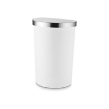 Tower Curved Sensor Bin 50 Litres - White