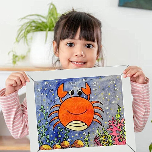 Kids Art Frame A4 Front Opening for Easy Artwork Change, Changeable Children Artwork Display 2