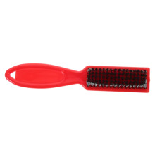 Beard Brush with Ergonomic Handle for Beard and Mustache Grooming and Barber Neck Hair Sweep