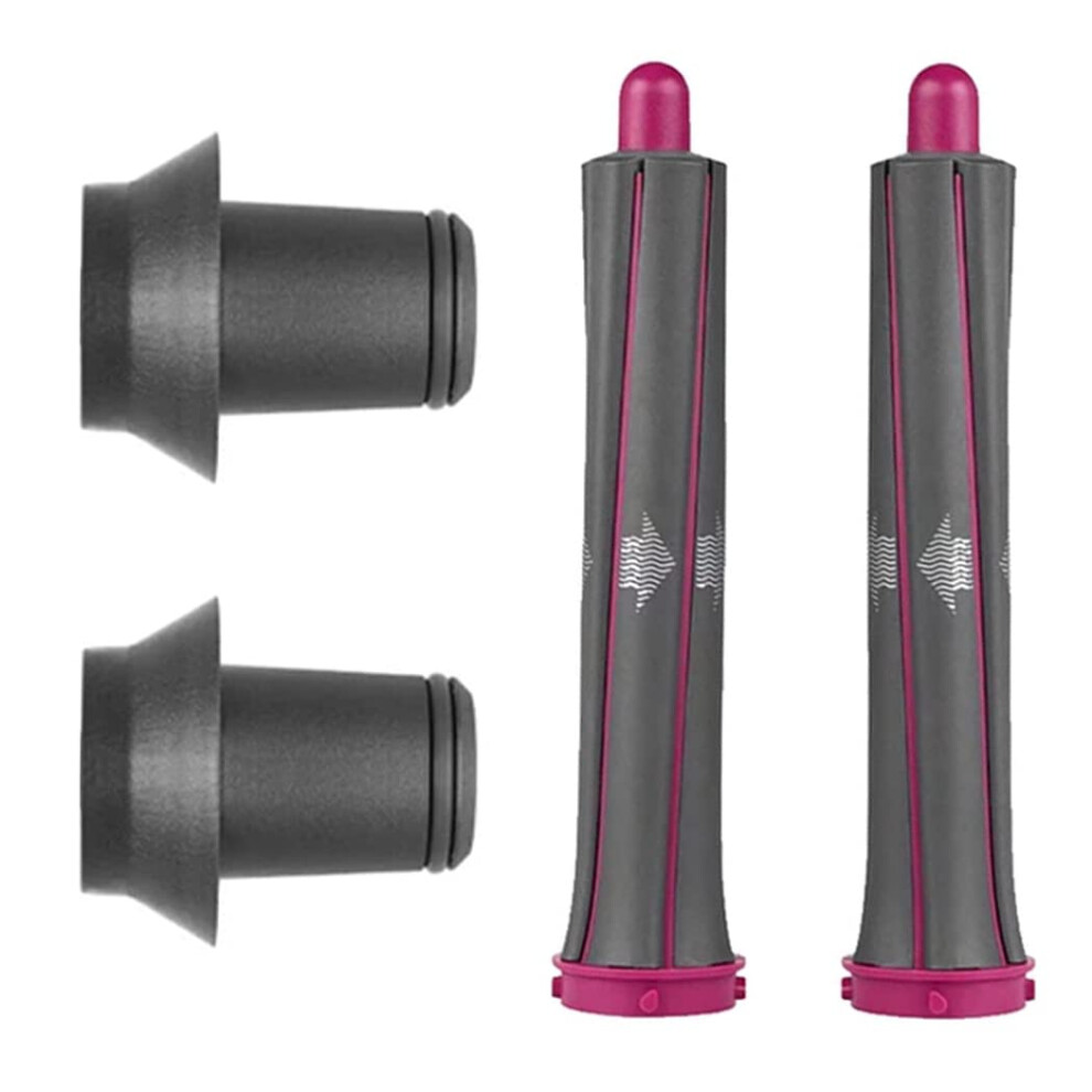 30mm Long Curling Barrel Set with Heat Resistant Quick Curl Attachments for Dyson Airwrap HS05 HS01