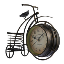 Vintage European Silent Table Clock with DoubleSided Design for Living Room Bedroom Office Decor