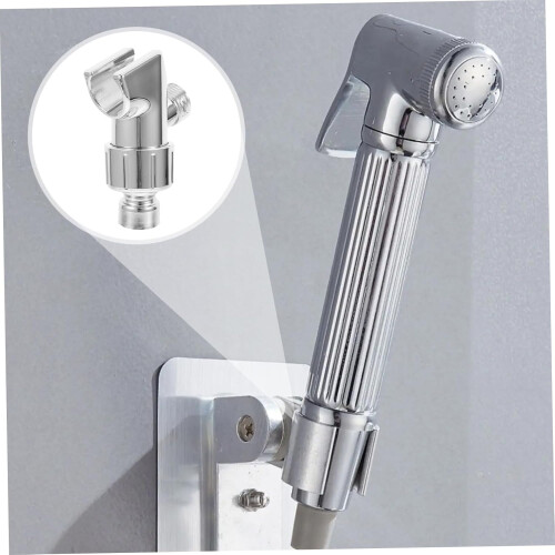 Adjustable Shower Arm Bracket Wall Mount Holder, Rust Resistant, Easy Installation for Bathroom 2