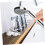 Adjustable Shower Arm Bracket Wall Mount Holder, Rust Resistant, Easy Installation for Bathroom 5