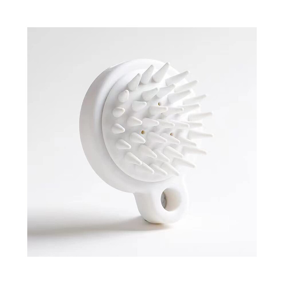 Silicone Scalp Massager Shampoo Brush with Flexible Bristles for Wet or Dry Hair