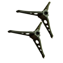 2 Pack Plastic Christmas Tree Stand Base Green Artificial Xmas Holder for Holiday Display