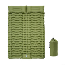 Inflatable Sleeping Mat With BuiltIn Foot Pump Ultralight Double Mattress Air Camping Mat Backpacking Hiking Traveling