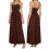 (L, Coffee) Robe longue sans tenues décontractées. 2
