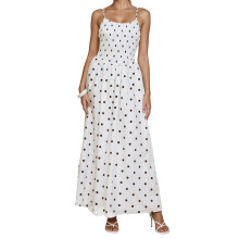 (S, White) Robe longue sans tenues décontractées.