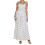 (S, White) Robe longue sans tenues décontractées. 1