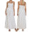 (S, White) Robe longue sans tenues décontractées. 2
