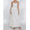 (S, White) Robe longue sans tenues décontractées. 4