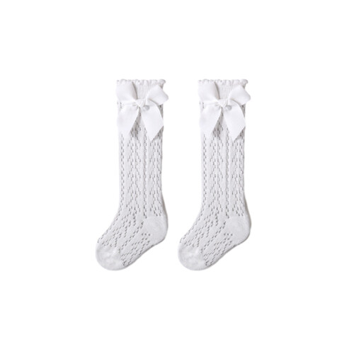 (1-3 Years, White) Calze lunghe neonata, il ginocchio. 1