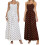 (S, White) Robe longue sans tenues décontractées. 3