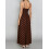 (L, Coffee) Robe longue sans tenues décontractées. 7