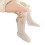 (1-3 Years, Creamy) Calze lunghe neonata, il ginocchio. 4