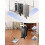 Computer Tower Stand, Adjustable Mobile Cpu Stand with Rolling Caster Wheels, Pc Tower Stand Holder for Floor Carpet Gaming Pc Case, Fits Home 4