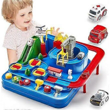 Kids Toys for 3 Year Old Boys Car Race Track Boys Toys Age 3 4, Adventure Vehicles Toy Learning & Intelligence Educational Toys Gifts
