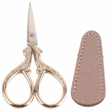 Gold Embroidery Scissors, Sharp Durable High Quality Fabric Scissors For Sewing And Crafting With Exquisite Appearance Comfortable Handle Professional