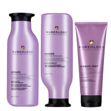 Pureology Hydrate Shampoo 266ml, Hydrate Conditioner 266ml & Hydrate S