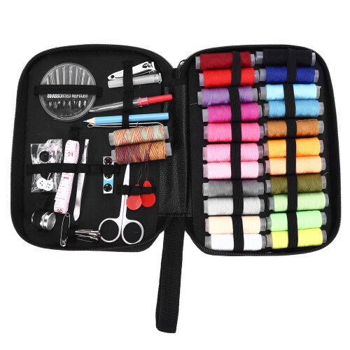 Portable Waterproof DIY Sewing Kit with Storage Bag, 1 Set 1