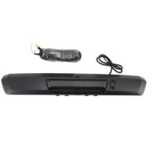 Manija de portón trasero con cámara de visión trasera amplia compatible con modelos Ford Super Duty 2017-2022. Material ABS de alta calidad.